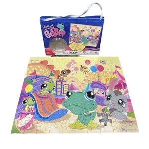 Littlest Pet Shop Puzzle 100 Pieces LPS Collectible Toy Pets At Carnival Fair